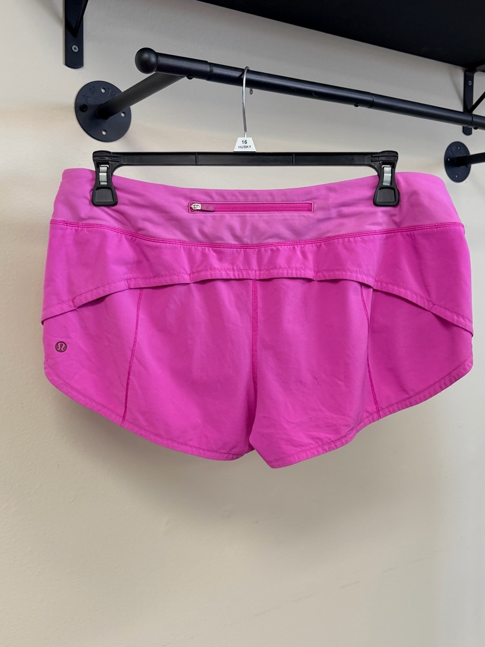 lululemon athletica Hot Pink Layered Running Shorts